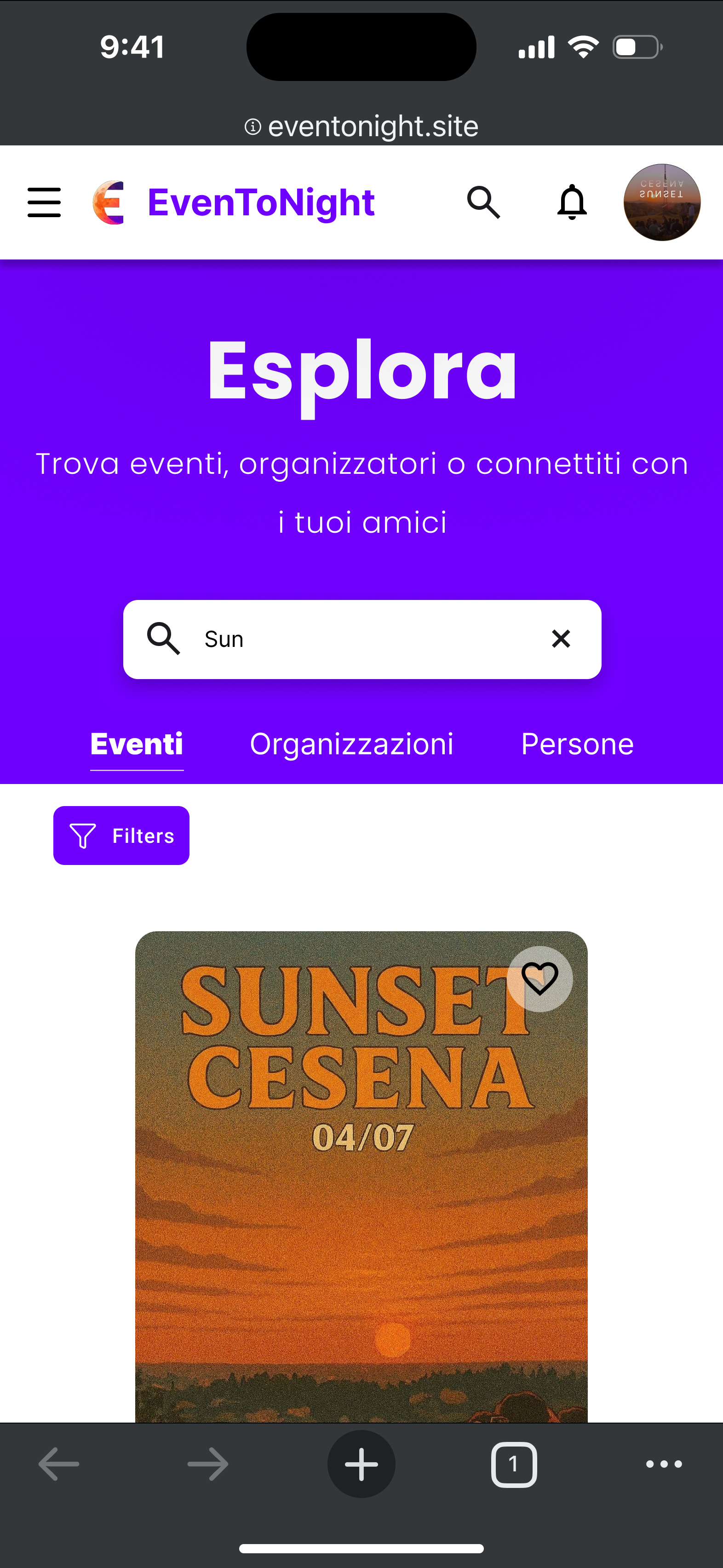 Mockup iPhone16 Explore Events