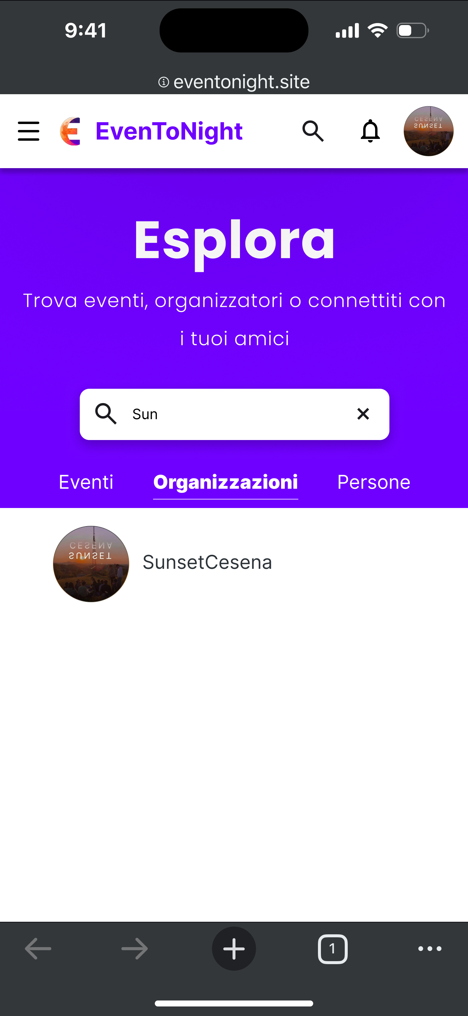 Mockup iPhone16 Explore Organizations